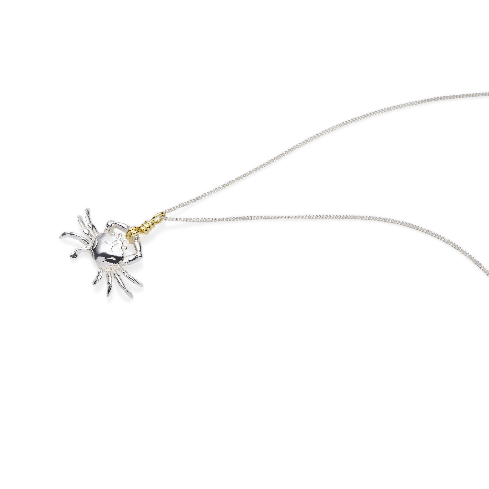 Cancer Necklace | Sterling Silver with Gold Plate