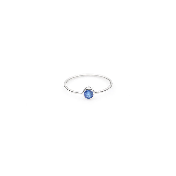 Jupiter's Ring | Blue Sapphire and Sterling Silver