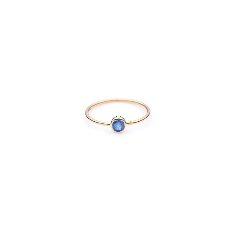 Jupiter's Ring | Blue Sapphire and 9K Gold | Small