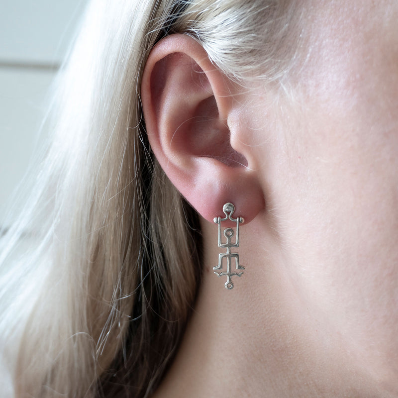 Mini Hangman Earrings | 925 Sterling Silver