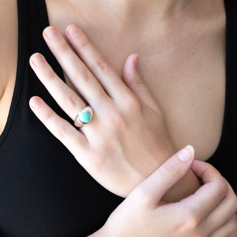 Duchess and Signet Ring Set | Amazonite and Rose Quartz | Valued at $418