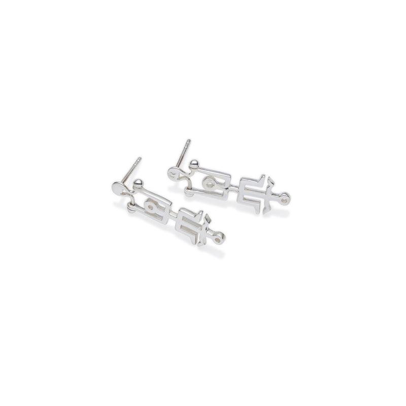 Mini Hangman Earrings | 925 Sterling Silver