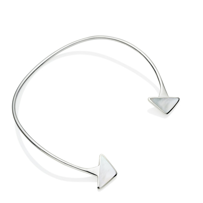 En Tribe Neck Cuff | Mother of Pearl with Sterling Silver