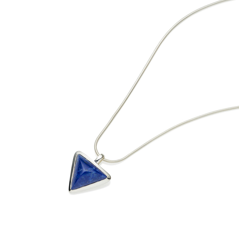 Asku Pendant | Lapis Lazuli and Sterling Silver