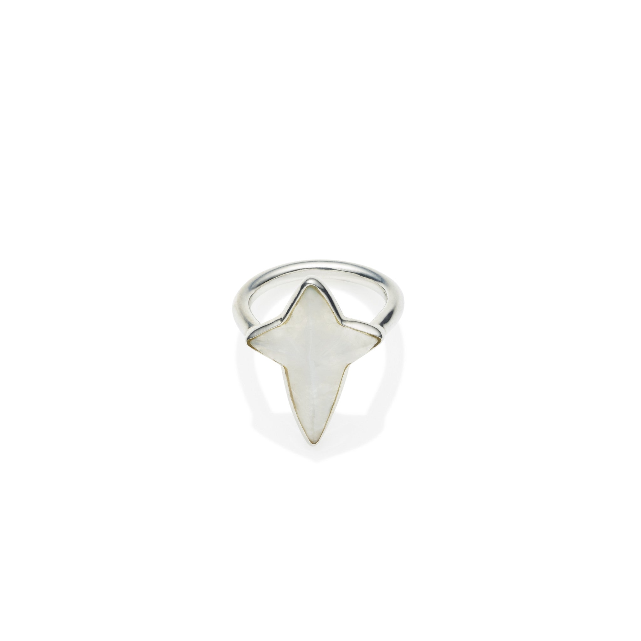 North Star Ring | Moonstone and 925 Sterling Silver