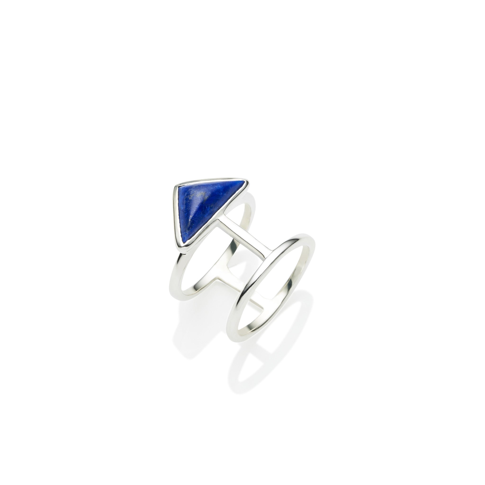 En Tribe Ring | Lapis Lazuli with Sterling Silver
