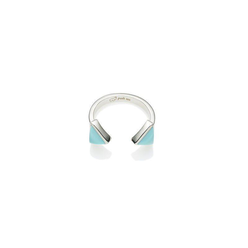 Horizon Ring | Turquoise and 925 Sterling Silver