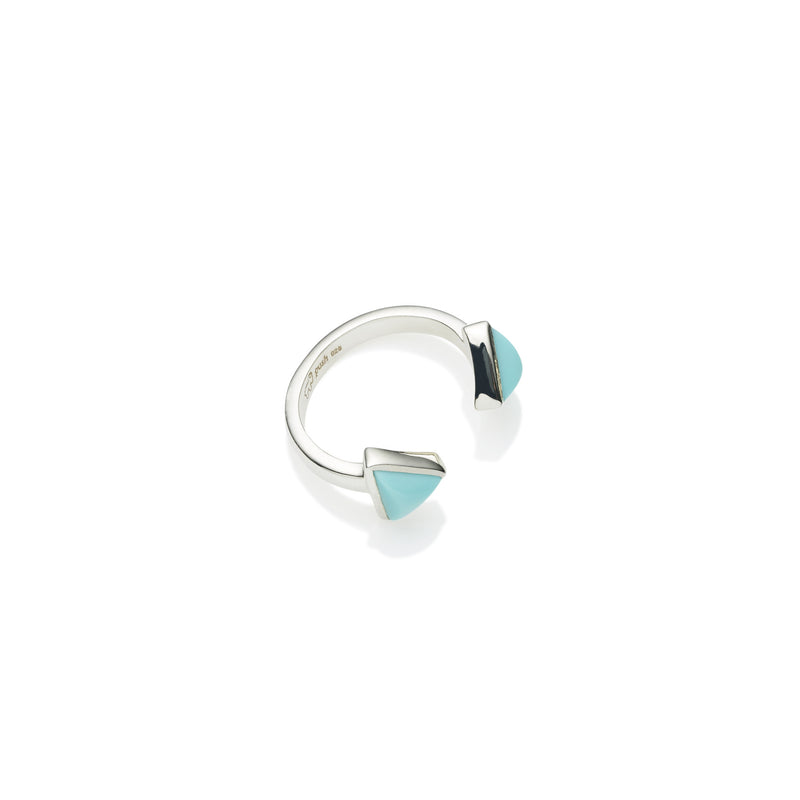 Horizon Ring | Turquoise and 925 Sterling Silver