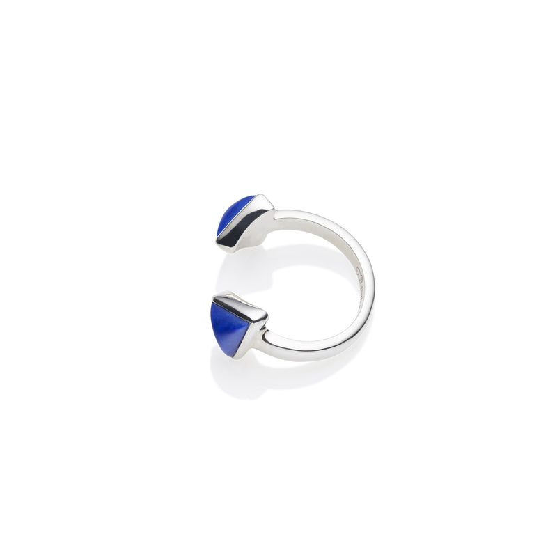 Horizon Ring | Lapis and 925 Sterling Silver