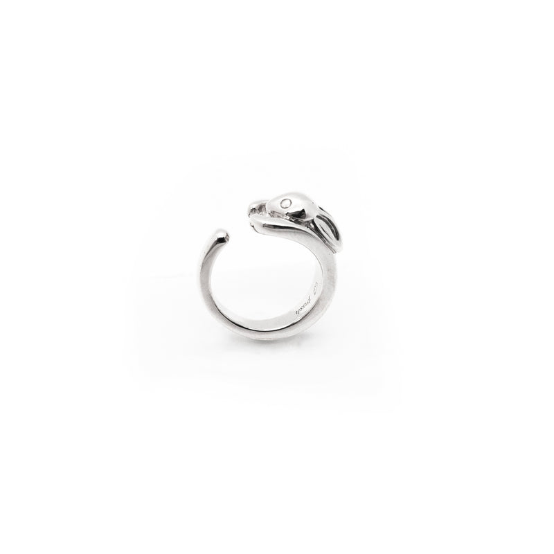 Rabbit Mini Ring | 925 Sterling Silver