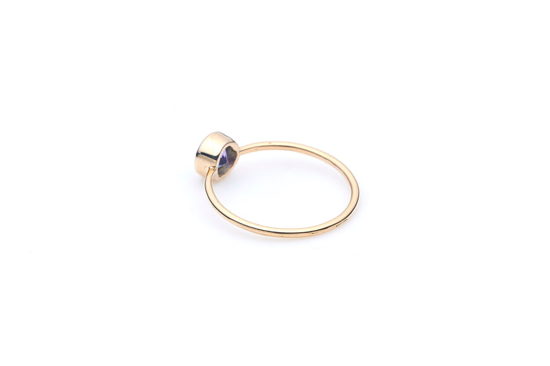 Jupiter's Ring | Ash Blue Sapphire and 9K Gold