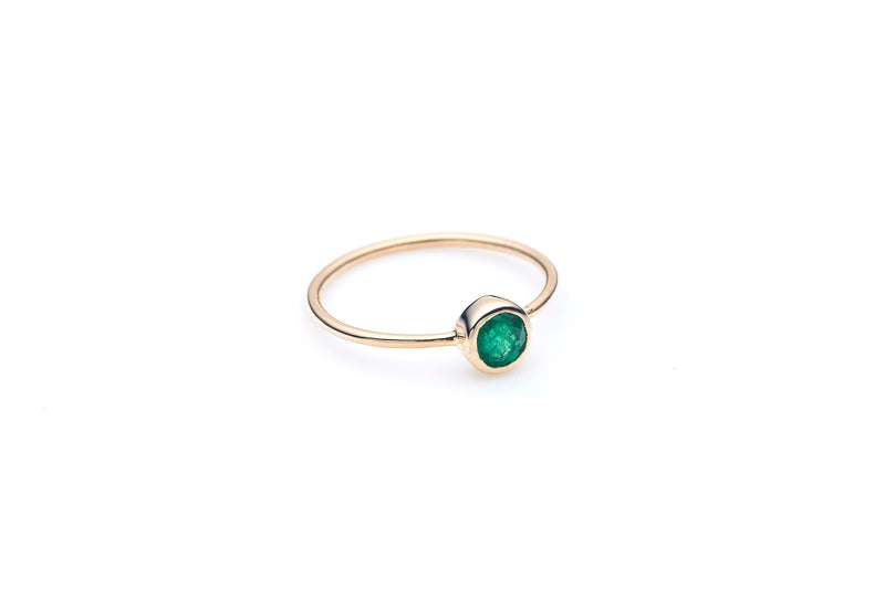 Jupiter's Ring | Emerald and 9K Gold