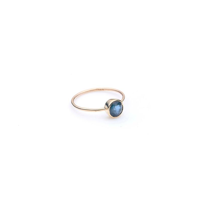 Jupiter's Ring | London Blue Topaz and 9K Gold