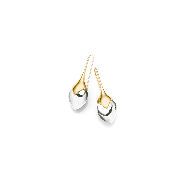 Mini Water Masai Earrings | Gold Plate | select stones