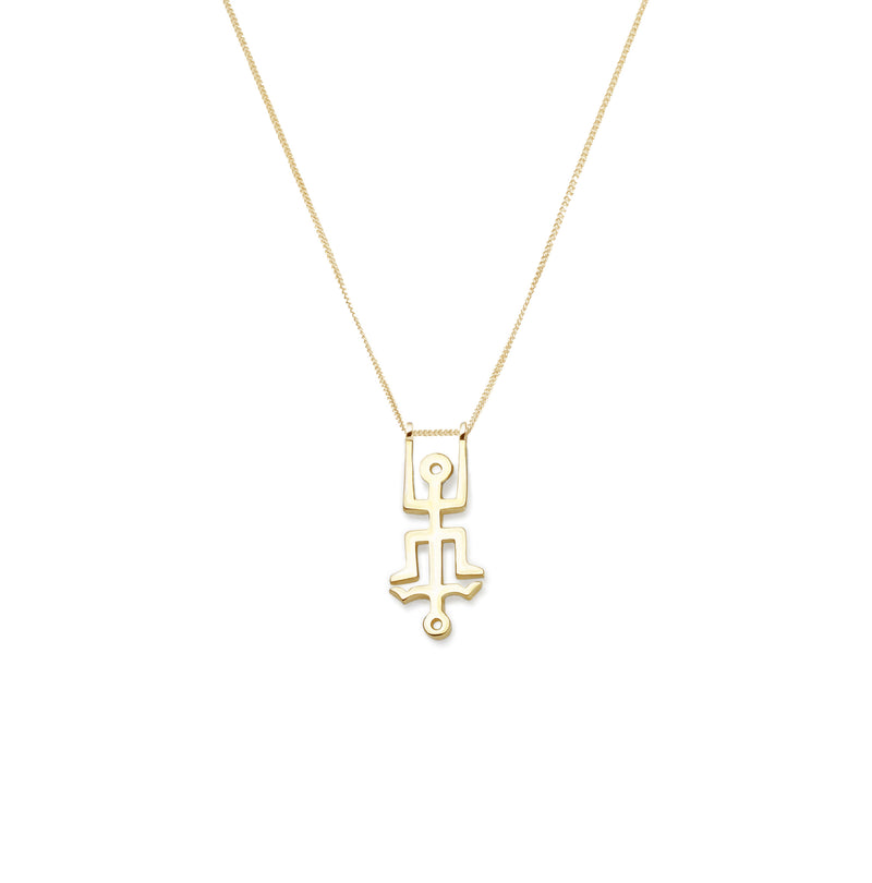 Mini Hangman Necklace | 925 Sterling Silver and Gold Plated